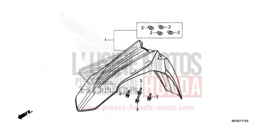 AILE AVANT CRF450RD de 2013
